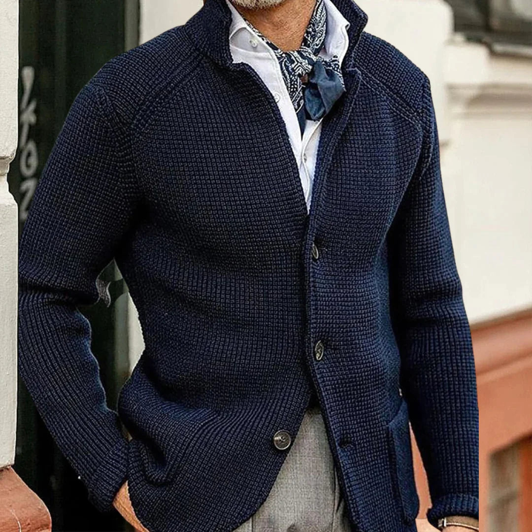 John - Gebreide vest
