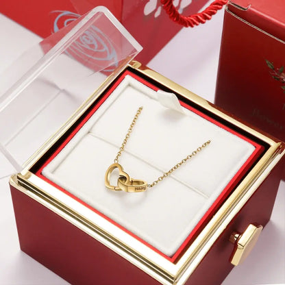 MiaLove |  Gepersonaliseerde Hartketting met Liefdesdoosje