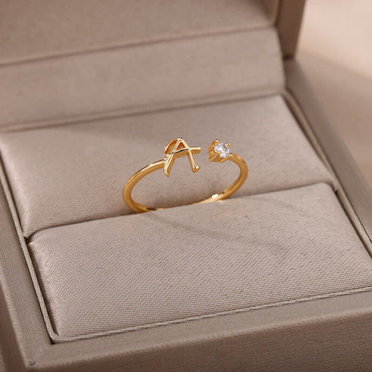 Mia | Initialen ring