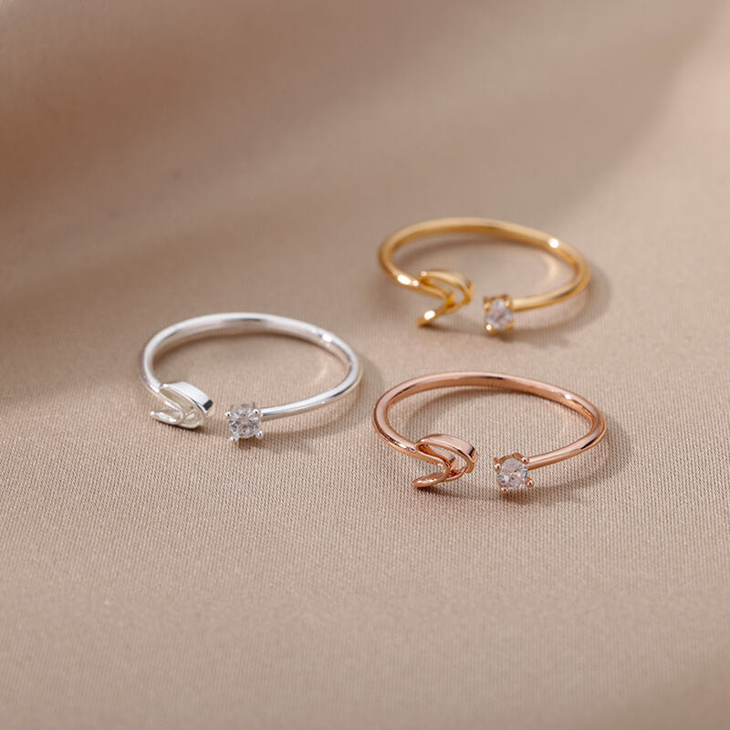 Mia | Initialen ring