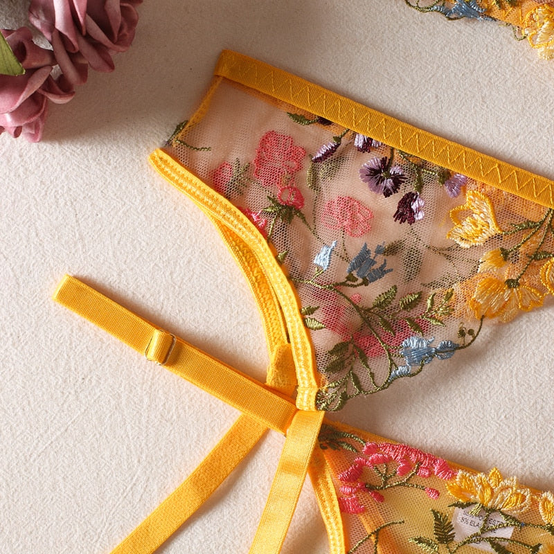 Zoe | 3-Delige Franse Lingerie Set