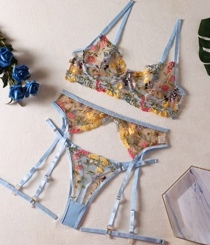Zoe | 3-Delige Franse Lingerie Set