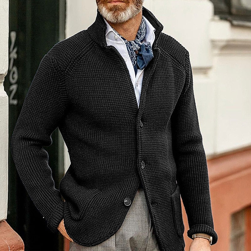 John - Gebreide vest