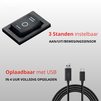 Oplaadbare draadloze Luna muurlamp