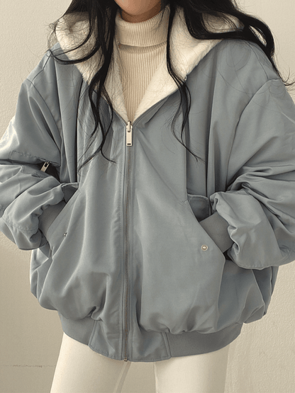 Teddy Jas | Oversized Wol & Fleece in 1