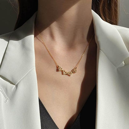 Fleur | Klavertje Vier Magnetische Harten Ketting