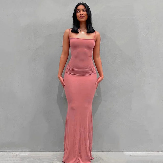 Kylie Satin Maxi Dress  2024
