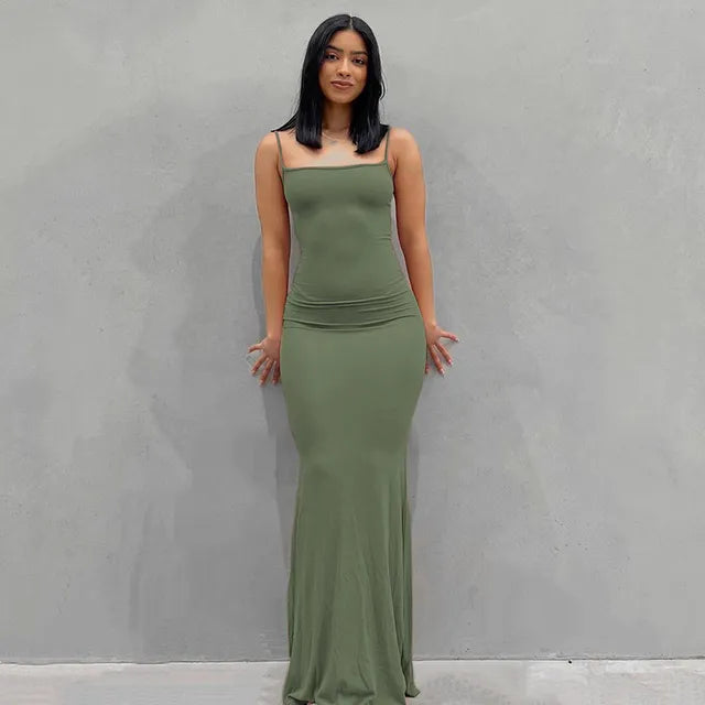Kylie Satin Maxi Dress  2024