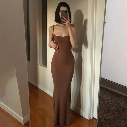 Kylie Satin Maxi Dress  2024